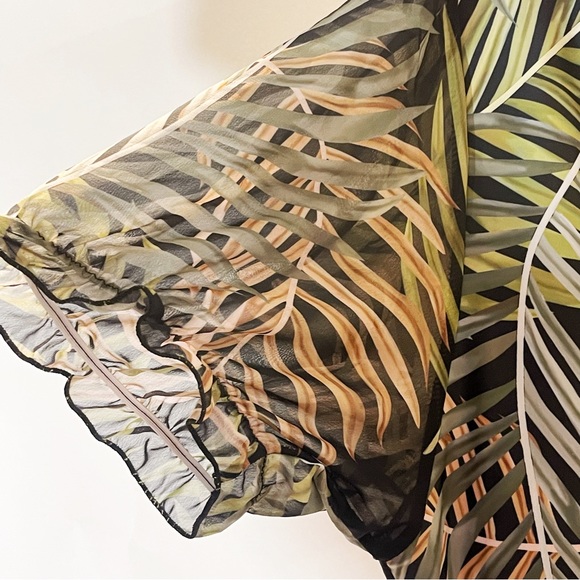 NWOT Shein Multicolored Tropical Safari One Piece Swim Suit - Picture 10 of 11